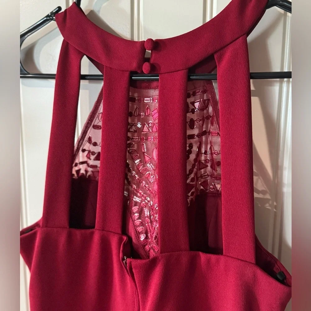 2/for $20 🪩 B. DARLIN Fit & Flare Mini Dress, Gold Embellishments (Women’s 7/8)